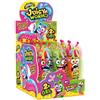 Joygum Johnybee Juicy Worms Squeeze Candy Gel Alla Frutta in Confezione a Forma di Verme Espositore da 12 pz