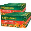 Sogni d'oro Sognid'oro Tisana Snellente Infuso con Estratti Naturali di Fucus Arancia Amara Rosa Menta Rosmarino Tè Verde - 7 Confezioni da 20 Filtri