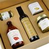OROMINERVA - Box Gusto - Confezione regalo alimentare con prodotti tipici, specialità italiane: olio EVO, sottoli, passata di pomodoro