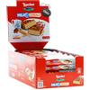 CAIYA Loacker Milk & Cereals Barrette Wafer e Cioccolato al Latte con Crema al Latte e Crispies ai Cereali, Box con 30 Barrette da 25g con Portachiavi CAIYA®