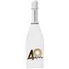 BRANDGIFT.IT Bottiglia Personalizzata Compleanno Santero 958 Spumante Extra Dry Perlage Floreale Bottiglie Personalizzate Anni Compiuti Ottimo Regalo Per Brindisi Originali (ORO, 40 ANNI)