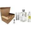 Zeus Party Cofanetto Kit Gin Tonic -ROKU- Ballon in Vetro + Roku Gin 43% 70 cl + Tonic Water Franklin & Sons 200 ml + Misurino Dosatore (Indian Tonic, 1)