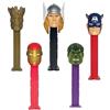 Zeus Party Caramelle Pez Con Dispenser a Tema Marvel - 5 Porta Caramelle Con i Super Eroi Marvel