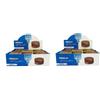 Vogliargentina Alfajores Mardel con Dulce De Leche e Cioccolato Nero - Deliziosi dolcetti argentini, morbidi e gustosi. Confezione con 2 pack da (24 Unità per pack)