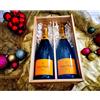 Wine And More Coffret Cadeau Champagne Veuve clicquot /2 Brut/Vitre transparente