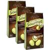 CAIYA 3X Crispo Ovetti Confettati Gourmet Cioccolato Fondente al gusto Ricotta e Pera 150g