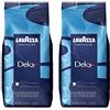 Lavazza Dek, Decaffeinato, Caffè in Grani, 2x 500g