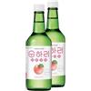 generico 2 Bottiglie di Soju Coreano Chum Churum alla Pesca 350ml(12% Vol.)