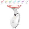 ELISHINE Massaggiatore facciale multifunzionale a base di luce, 7 colori, massaggiatore viso portatile per la cura della pelle, bianco