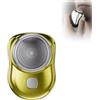 FJZFXKZL Mini rasoio elettrico da uomo, mini rasoio 2026, portatile tascabile, lavabile, elettrico, asciutto e bagnato(Gold)