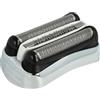 vhbw 1x testina compatibile con Braun nuova generazione 300, 3010, 3020, 3030, 3040, 3045, 3050cc, 3070cc, 3080s, 3090cc rasoio, argento