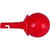 COLLBATH Punta Bastone per Non Vedenti con Sfera Rotante in Plastico Rosso, Accessorio Affidabile per Bastoni a Gancio, per Uso Interno e Abitazioni