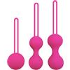 DECOO Premium Silicone Palline Kēgēl Bàll Set di 3, per le Donne per l'allenamento del Pavimento Pelvico Come Allenatori del Pavimento Pelvico,Rafforzamento Ottimale dei Muscoli del Pavimento Pelvico
