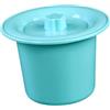 Sharplace Vaso da notte, secchio per vasino, vasino per WC domestico, orinatoio con sputacchiera e coperchio per interni, camera da letto, casa femminile, Blu