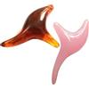 Anneome Massaggiatore per Piedi Design a Forma di Volatile Rosa in Resina Naturale 2 Pezzi, Strumento per Massaggio Plantare, Promuove la Circolazione