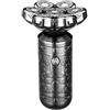 Generic Rasoio Elettrico Barba, Rasoio elettrico professionale for capelli da barba a 7 lame for uomo Testa ricaricabile Rasoio elettrico Macchina da barba calva Guscio in metallo