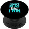 Matching Turquoise Color Graphic Tee Colore turchese Don't Play, Win Turchese Grafica PopSockets PopGrip Adesivo