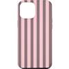 Y2K Retro Aesthetic Stripes Pattern Desi Custodia per iPhone 12 Pro Max Modello estetico retrò a righe verticali rosa marrone Y2K