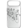 Magliette de Motociclista Custodia per iPhone Air Ciclisti Disegno di una linea Ciclismo