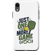 One More Game Co Custodia per iPhone XR Just One More Gioco Pickleball Citazione divertente