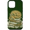 Dragon Bookstack Fantasy Apparel Custodia per iPhone 12 mini Dragon Books Reading Fantasy Book Lover Magic Library