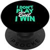 Matching Light Teal Aqua Color Graphic T Colore verde acqua chiaro Don't Play, Win Teal Aqua Graphic PopSockets PopGrip Adesivo