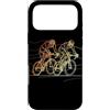 Magliette de Bicicletta Custodia per iPhone 17 Pro Max Ciclisti Disegno di una linea Ciclista