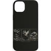 Red Sun Society Custodia per iPhone 14 Plus Arte giapponese Sakura Gru Fuji Pagoda Zen Natura