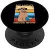 Lustige Boule Outfits & Boccia Petanque My lucky bocce giocatore di bocce Petanque Bocce PopSockets PopGrip Adesivo