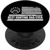 Best Dad Ever Father's Day Dad Birthday Cacciatore di caccia stagione di caccia bandiera americana americana patriottica PopSockets PopGrip Adesivo