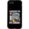 New York City Souvenirs Gifts by DV8sTee Custodia per iPhone SE (2020) / 7/8 Divertente souvenir di New York con scritta I Survived the NYC Subway!