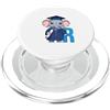 Timowo Studio Elefante Lettera R Alfabeto Design PopSockets PopGrip per MagSafe