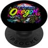 Regali statali dell'Oregon e Co. Orizzonte dell'Oregon dello stato degli Stati Uniti PopSockets PopGrip Adesivo