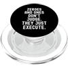 Tech Mindset Coding Logic Men Women Zero e quelli non giudicano semplicemente motivazionali PopSockets PopGrip per MagSafe