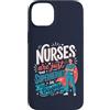 Caring Heroes Apparel Co Custodia per iPhone 14 Plus Gli infermieri sono solo supereroi in travestimento Healthcare Hero 2