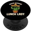 Nacho Average Lunch Lady Merch Store Nacho Average Lunch Lady Cinco De Mayo Fiesta Donne Messicane PopSockets PopGrip Adesivo