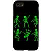 Funny Dancing Skeletons Graphic Hallowee Custodia per iPhone SE (2020) / 7/8 Scheletro Dancing Squad Skelet Dance Halloween Ragazzi Bambini