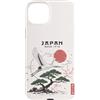 Red Sun Society Custodia per iPhone 15 Plus Giappone Monte Fuji Torii Porta Tramonto Paesaggio Giapponese