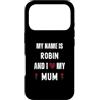 Personal Mothers Day Designs Custodia per iPhone 17 Pro Robin I Love My Mum Carino Personale Festa della Mamma
