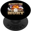 Funny Food Saying & Funny Food Designs Milk Makes My Tummy Hurt - Cibo meme con scritta divertente PopSockets PopGrip Adesivo