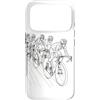 Magliette de Motociclista Custodia per iPhone 17 Pro Ciclisti Disegno di una linea Ciclismo