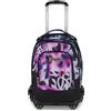 ZAINO TROLLEY JACK SEVEN 8 RUOTE DETACH BUZZY NOTE GIRL