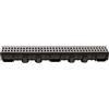 ScarMaxx 1m Canaletta scolo Acqua piovana A15 Altezza 115 mm - Griglia scolo Acqua piovana Set Completo 13 x 100 x 11,5 cm Classico Grigio