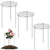 CNAFGBGG Gabbie e Supporti per peonie, 3 Supporti per peonie da 14x18'', per Piante in Ferro per la Coltivazione con 3 Gambe per Rose, pomodori, Orchidee.