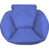 Ferocity Cuscino per Sedia Amaca, Dondolo Sospesa, Cuscino per Sedia con Schienale Poltrona Sospesa da Giardino Sedia Dondolo Amaca, Blu [114]