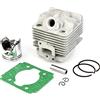 DUNLAP Kit Cilindro CG260 34 MM Vecchio Stile Misura for ZENOAH BG260 1E34F 25CC Trimmer ASSEMBLAGGIO ZYLINDER Anelli PISTONE Pin Clip ASY DECESPUGLIATORE