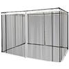 DecHome - Telo per Gazebo, Zanzariera, 302x207 cm, Nero, Beige