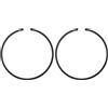 M METERXITY 2-Pz Fasce Elastiche per Pistone da 48mm x 1.5mm Fasce Elastiche Standard per Motoseghe Elettriche, Parti di Ricambio [Nero]