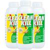 Eurocali 3x Biokill Insetticida Ecologico Clean Kill Extra Micro-Fast Ricarica No Gas A Base Acquosa - 3x Flaconi da 1 Litro Bio Kill