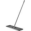 Wiltec Rastrello livellatore in alluminio 90 x 25 cm, per livellamento e sabbiatura di terreni prati